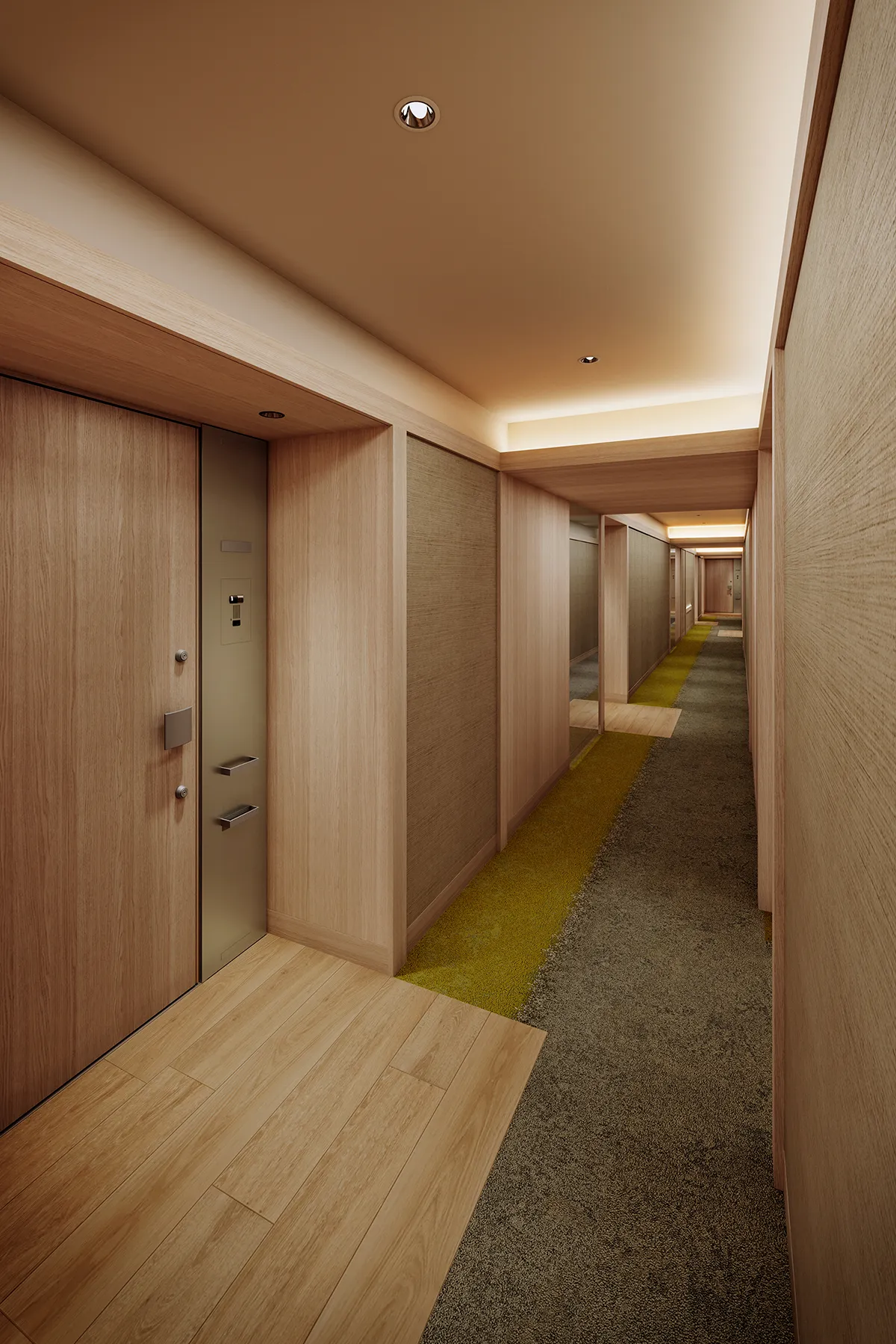 5階～10階スーペリアフロア内廊下完成予想CG ※8