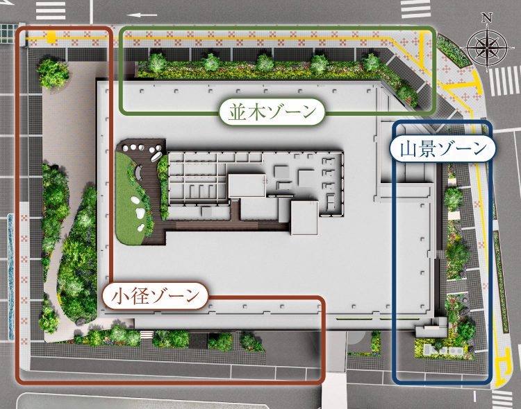 敷地配置完成予想CG ※3