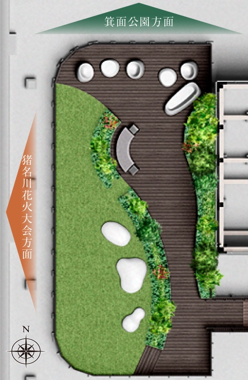 スカイテラス配置図 ※6