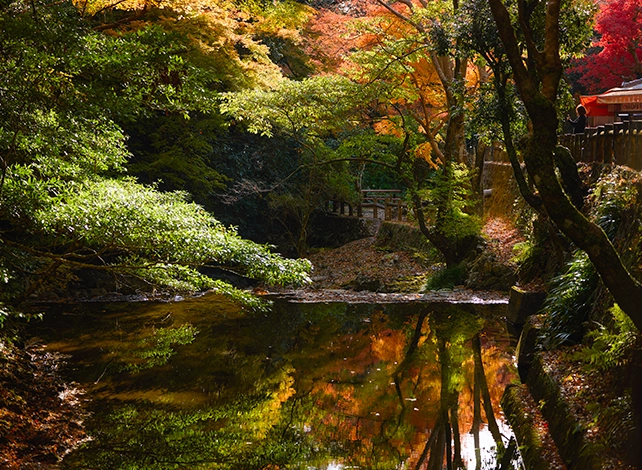 箕面大滝（徒歩35分／約2,740m）
