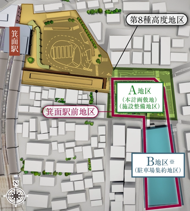 出典：箕面駅前地区地区計画