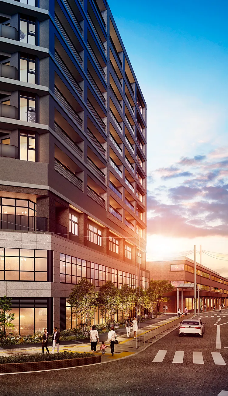 MINOH MARKS | 外観完成予想CG ※1